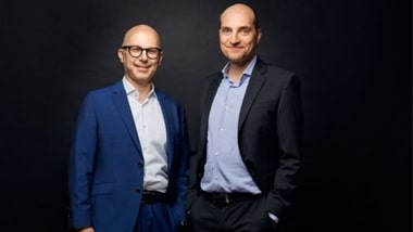 A picture of Matthias Abel and Klaus Ganter.