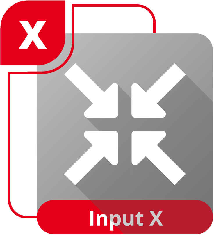 Produkt Graphik: Input X
